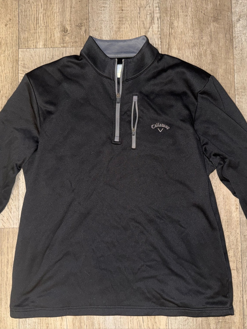 Callaway Black Quarter-Zip Men's Sweater